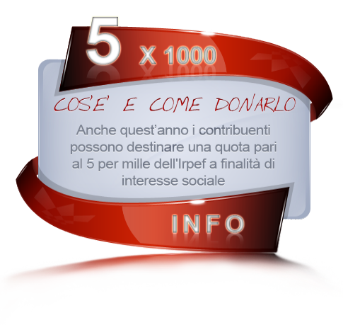 Sostienici. Fai la scelta per donare il 5 x 1000 alla cooperativa LA MONGOLFIERA